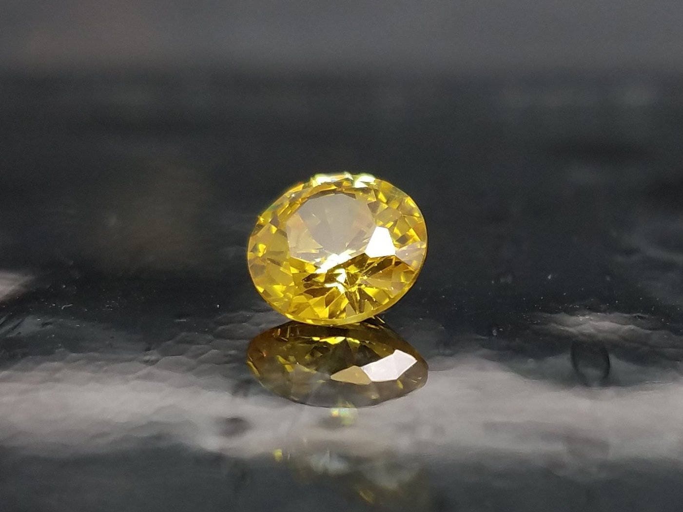 Canary Yellow Stud Earrings Etsy