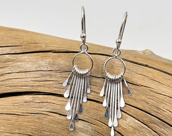 The Kimberly Earrings - Sterling Silver chandelier earrings