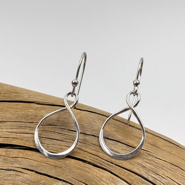 The Estelle Earrings - Eternity Hoop earrings in Sterling Silver