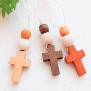 Car cross,  Christian car accessories, Rearview mirror cross, Car hanging, Cross car hanger, Jesus car cross, Set of ten car cross charms