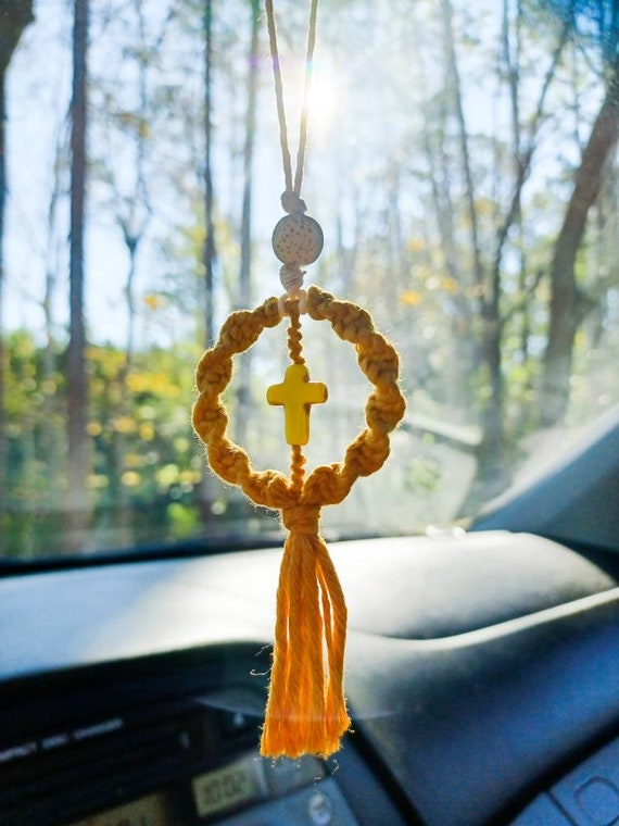 Cross car charm deals