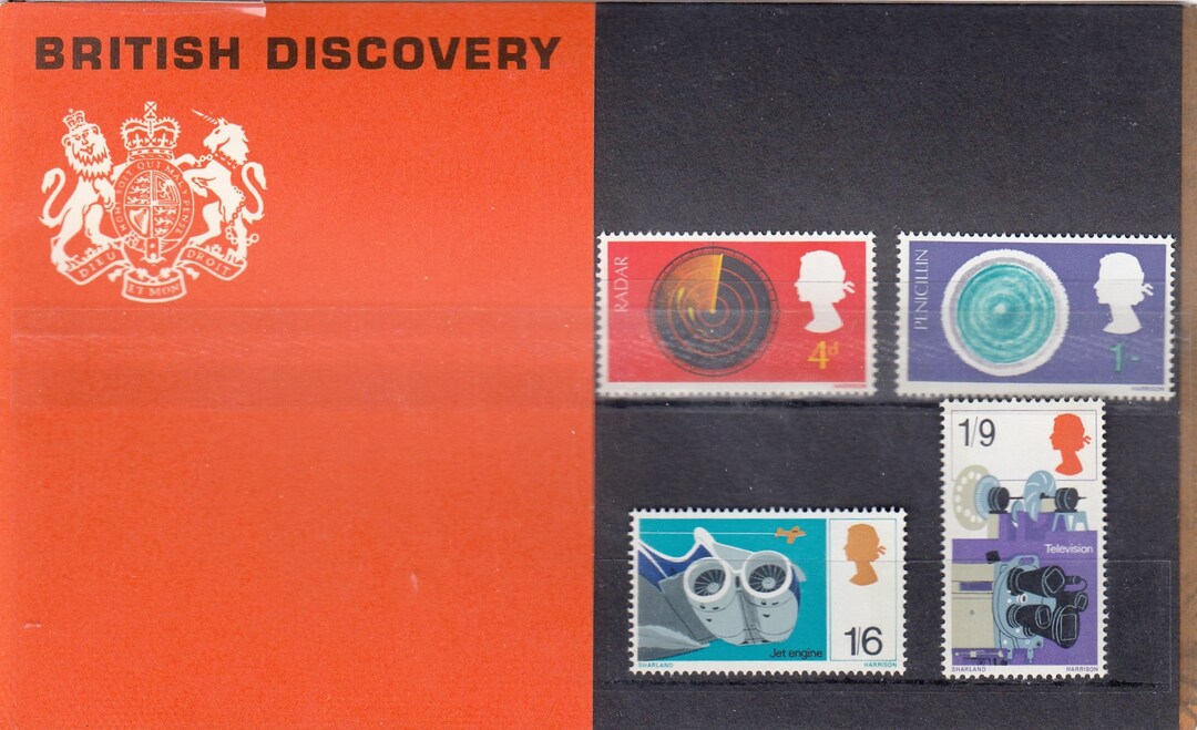 Original British Presentation Pack Stamp Set of 1968 Commemorative