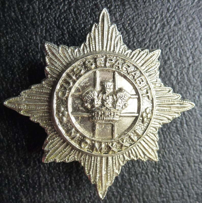 British WW2 Cap Badge The 4th/7th Dragoon Guards Cavalry Regiment