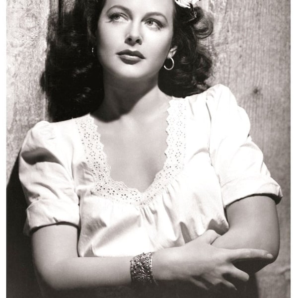 Postkartentyp Werbung Fotografie von Screen Beauty Hedy Lamarr