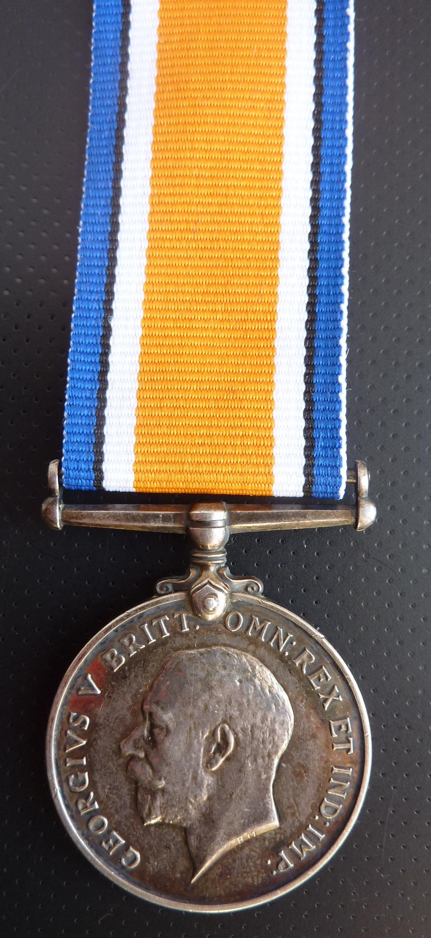 Image of 1914-18 Silver British War Medal Named To Private R.t.a.riley. East Surrey Regiment