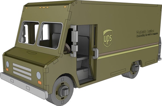 toy ups truck with doors that open