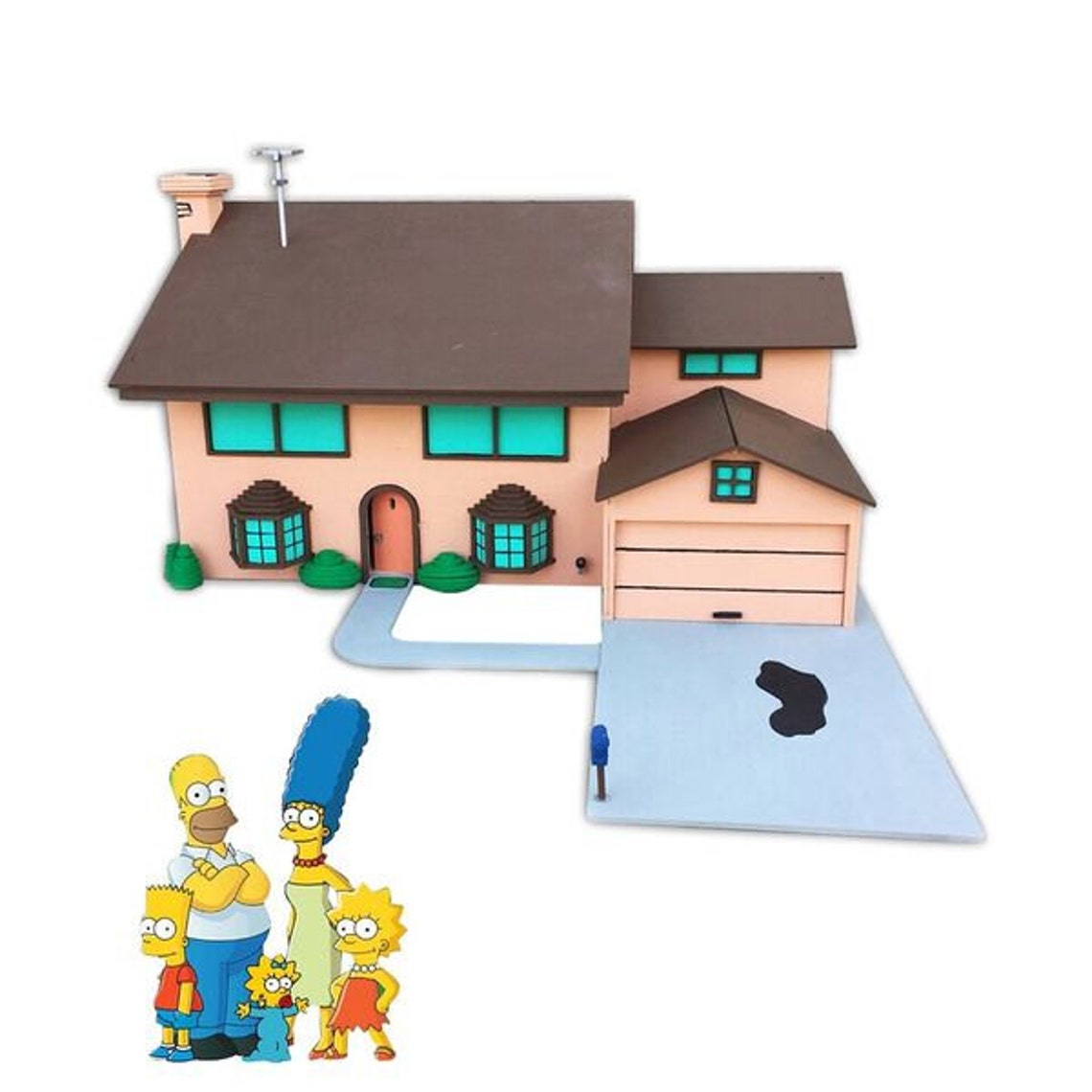 Simpsons House Model Painted/Assembled Etsy