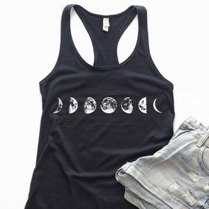 Moon Phases Tank Top - Moon Tank Top - Moon Phases Tank Top - It&#39;s Just A Phase