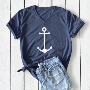 Anchor Shirt - Bridesmaid Shirts - Bachelorette Party Shirts - Anchor Top