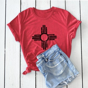 New Mexico Shirt - New Mexico Top - New Mexico - Zia Shirt