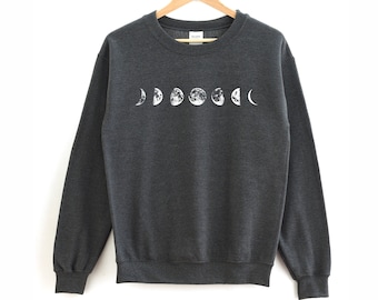 moon phase sweater