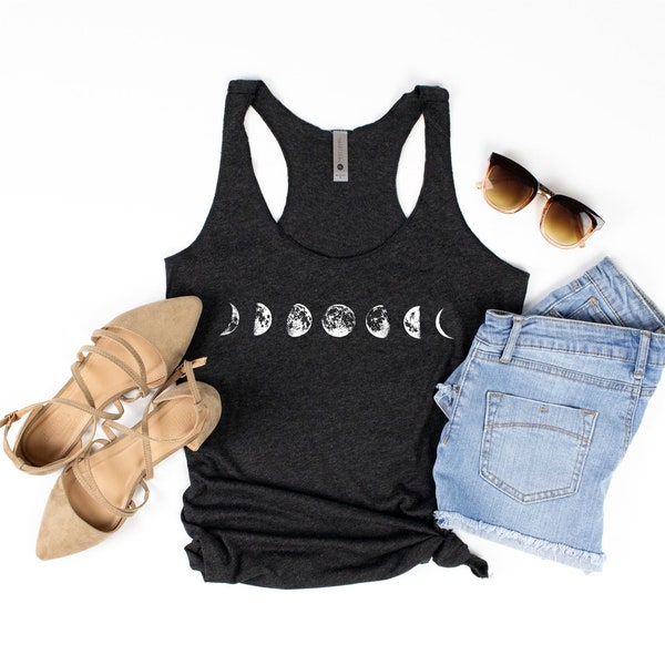 Moon Phases Tank Top - Moon Tank Top - Moon Phases Tank Top - It's Just A Phase