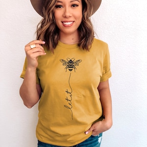 Camiseta Let it Be / Camiseta Let it Bee, Camiseta Bee, Bee Kind, Camiseta Let it Bee, Camiseta Let it Be