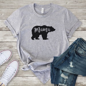 Mama Bear Shirt Mama Bear Set Mama Bear Baby Bear Shirt - Etsy