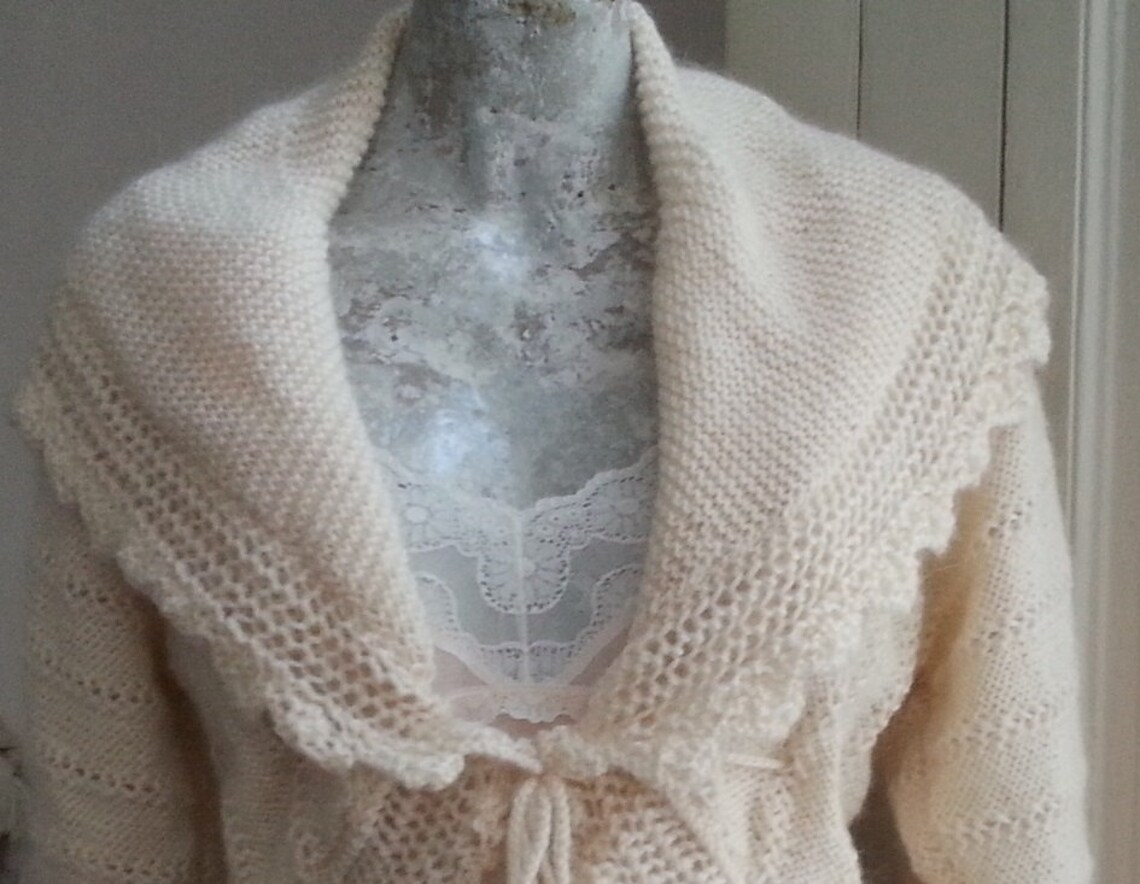 Knitting Pattern for Dressing Gown a glamorous fulllength Etsy