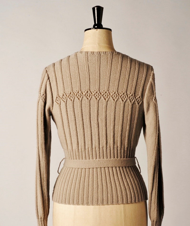 Knitting Pattern PDF for 'virginia' a Handknitted Etsy