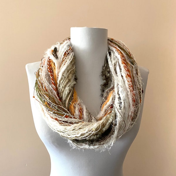 Knotted Fringe Scarf Etsy