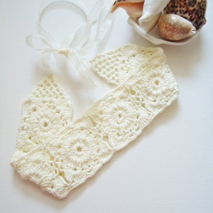 Hair Fashion, Hair Accessories Handcrocheted Headband, Summer Headband, Beige Headband, Orange Headbandana, Crochet Hair Accessories