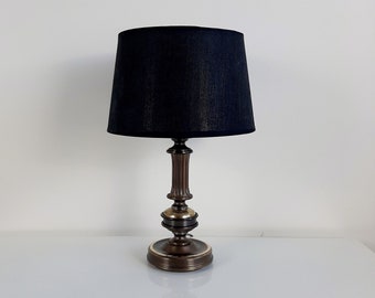 Copper table lamp Herda, beautiful lamp from the 1970s