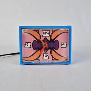 Wekker General Electrics | Vintage Electrische Jaren 70 Alarm Clock | Made in Germany | Psychedelische Wekker