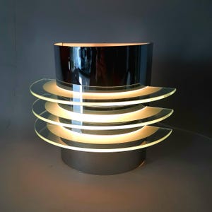 Wall lamp Ikea Drittel | Vintage Ikea | Chrome with glass wall lamp