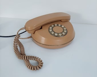 Téléphone PTT vintage Monaco je ne sais pas, téléphone rond