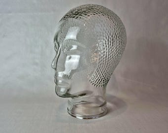 ガラス製マネキンヘッド ヴィンテージ 80年代 透明ガラス - Etsy 日本