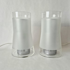 Vintage Ikea table lamp | 90s glass table lamp | Y2K lighting