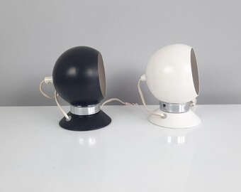 1960s Danish eyeball lamp with magnet | ABO in black and white