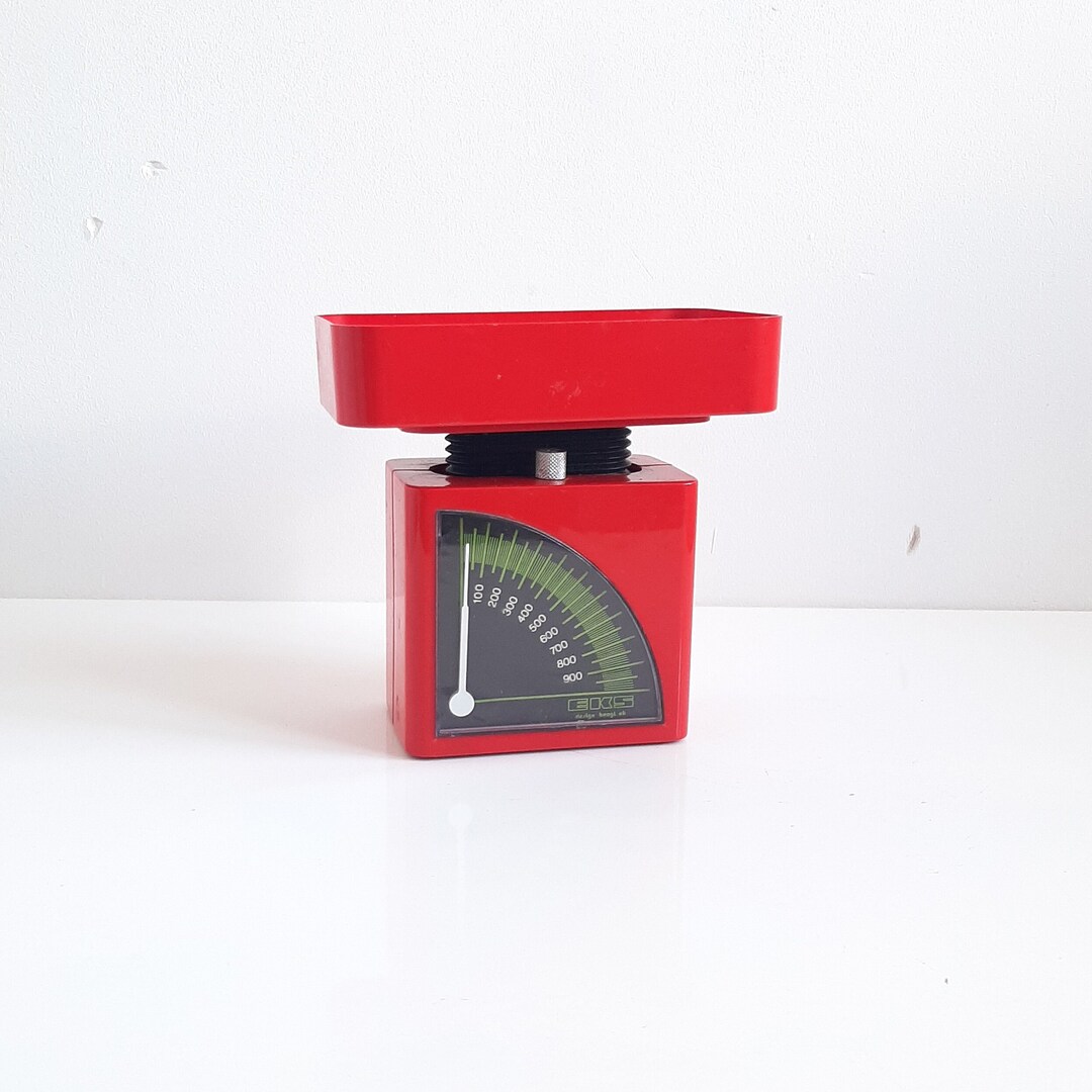 Redman Kitchen Scale Vintage Kitchen Scale, Red With Black, EKS, Table Model Scale - Etsy