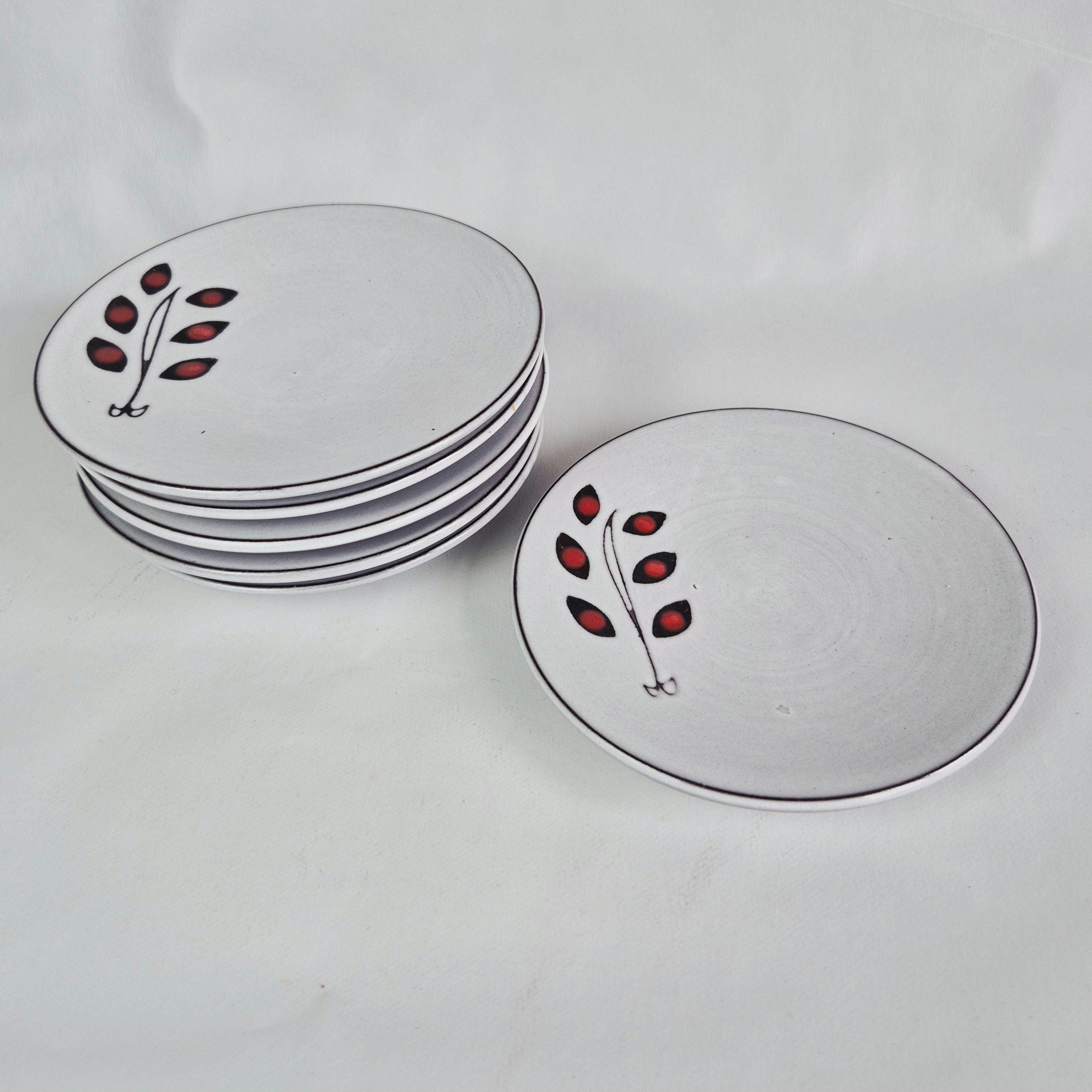 Mid century vintage plates - Etsy 日本
