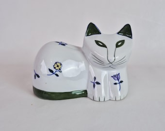 ヴィンテージ ローゼンタール 子猫 ゴールドボールに乗ったミニチュア