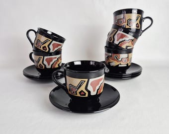 6 tasses en arcopal - Collection