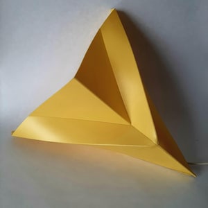 Wall lamp Ikea Fluga Yellow | Vintage ikea lamp