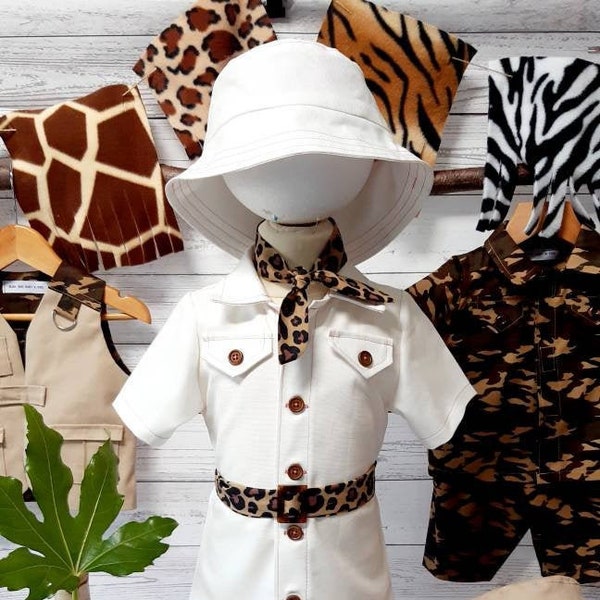 Safari Girl photoprop Costume,baby explorer costume,safari girl outfit,baby safari outfit,baby safari cakesmash outfit,jungle sitter costume