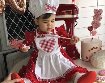 baby girl chef outfit