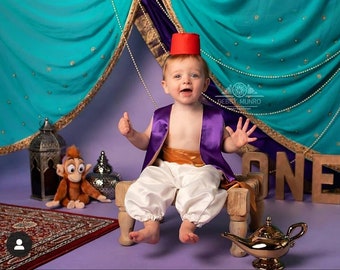 Disfraces de Aladdín para niños, disfraz de príncipe árabe