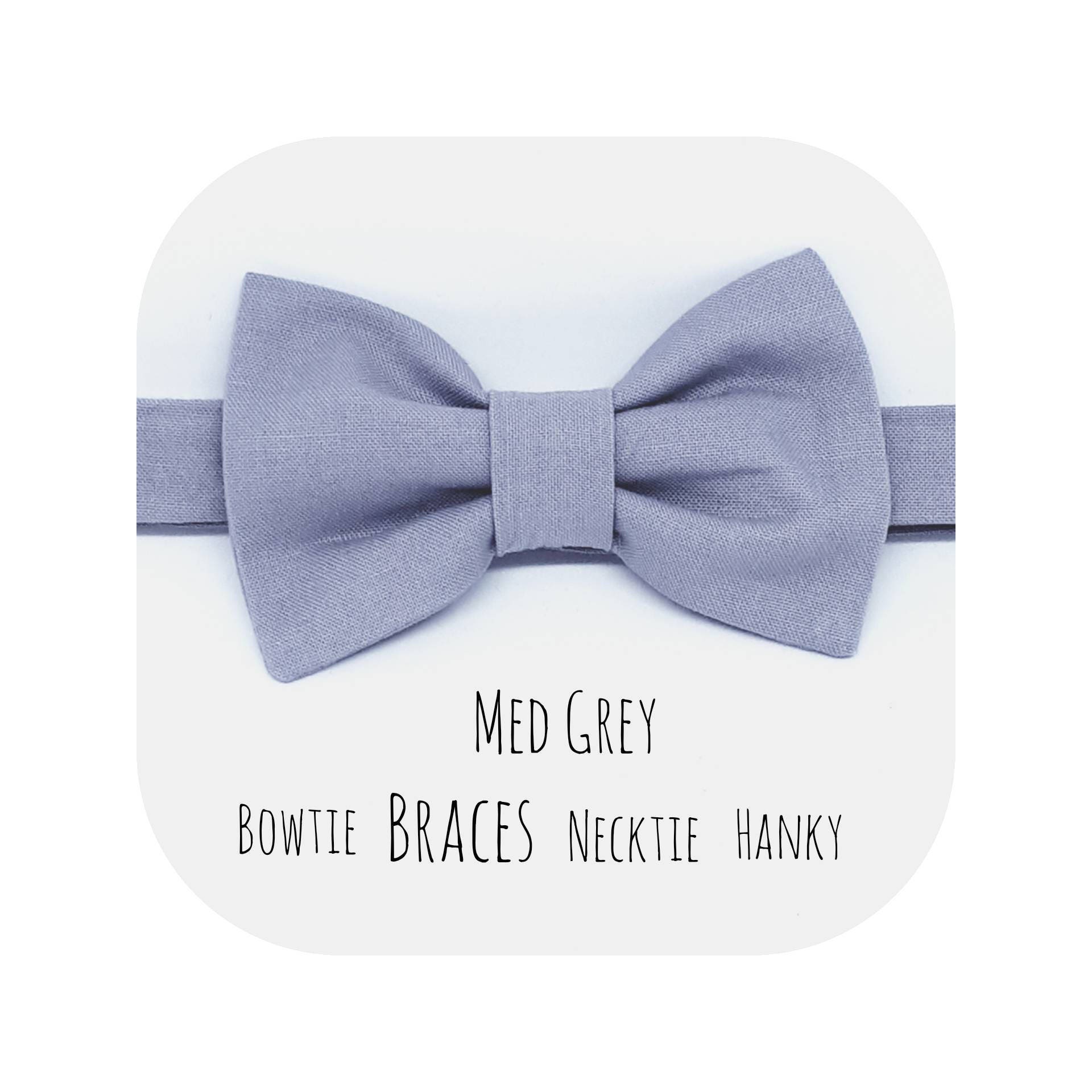 Grey Bowtie Boys Baby Dickie Bow Tie Boys BowTie Wedding | Etsy