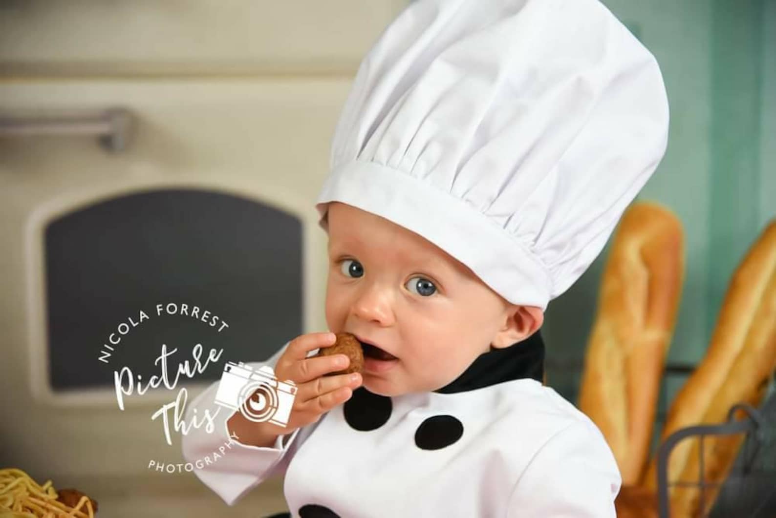 Baby Chef Photo Prop Costumebaby Chef Costume mini Catering Etsy UK