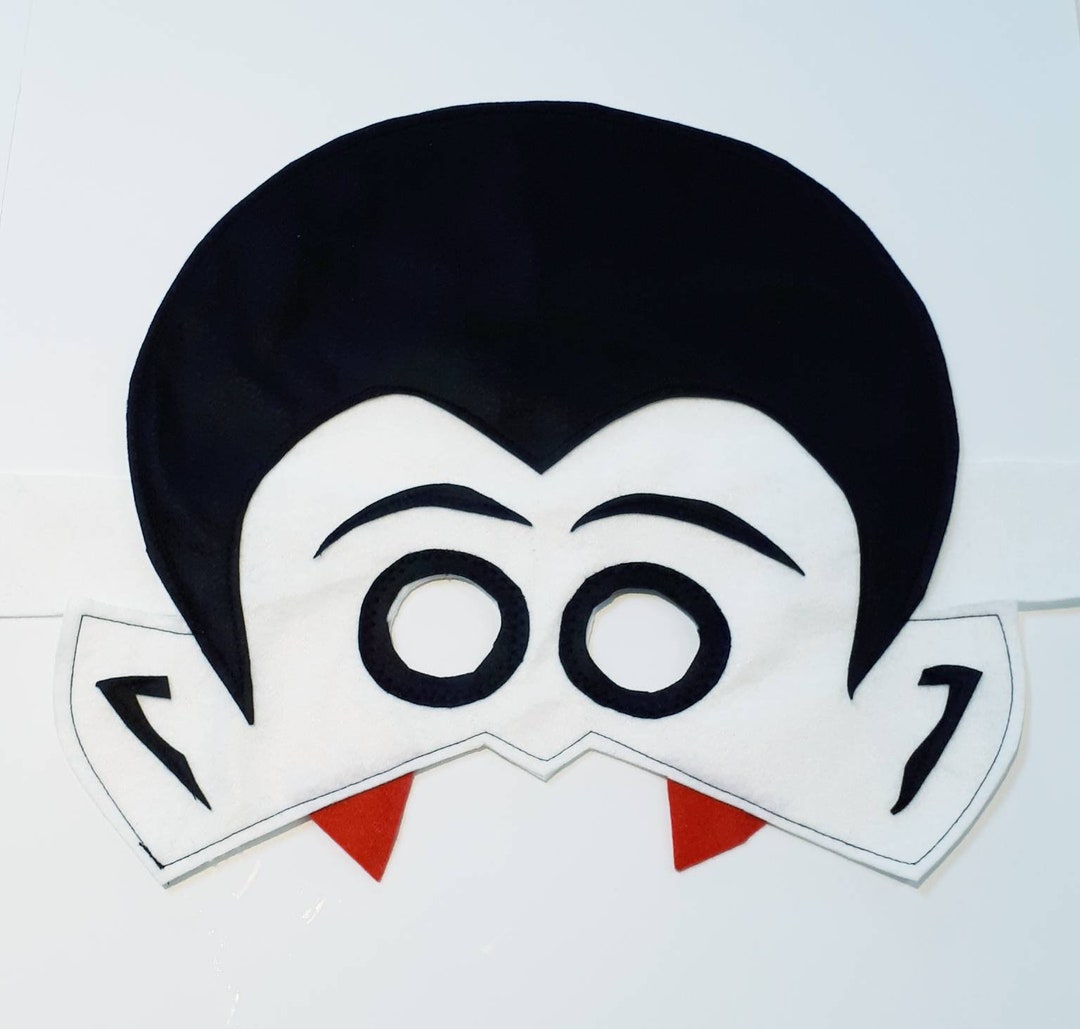 Halloween Dracula Mask , Count Dracula Kids Mask, Kids Halloween Mask ...