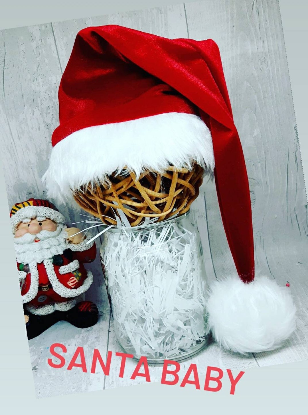 Baby Santasanta Babybaby Santa Hat Photo Prop Santa Hat - Etsy