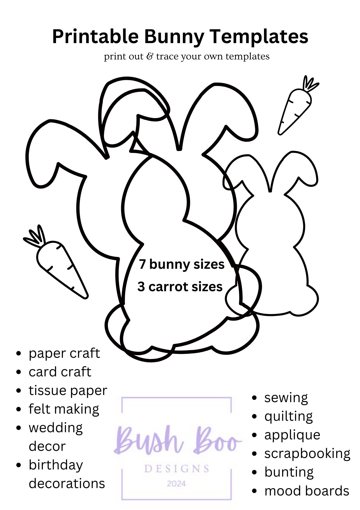 easter-bunny-templates-to-print-out-4-page-bunny-template-paper-craft-project-instant-pdf-download-easter-craft-project-kids-craft-activity-etsy for Easter Bunny Templates Printable Free Easter Bunny Templates to Print Out 4 Page Bunny Template Paper Craft Project INSTANT PDF Download Easter Craft Project Kids Craft Activity - Etsy for Easter Bunny Templates Printable Free