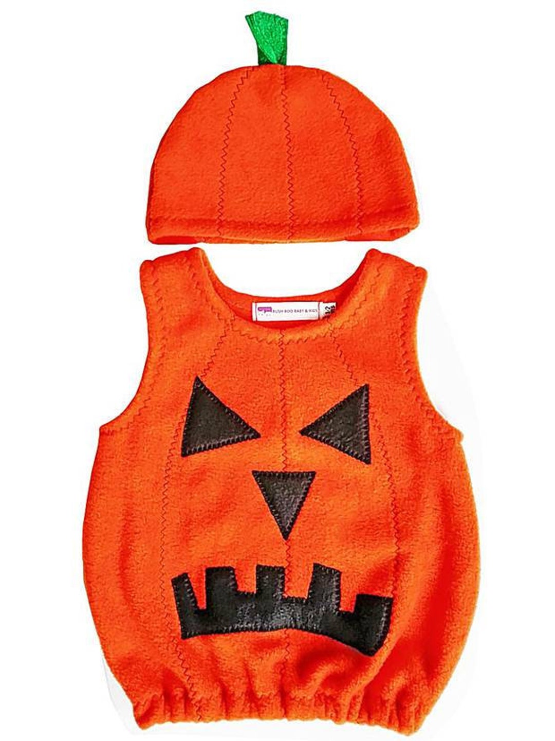 Halloween Pumpkin Costume Baby Pumpkin Costume Orange Etsy