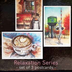 Toronto Postcard Set - Relaxation Series - Set of 3 Postcards - Popular Postcrossing Item