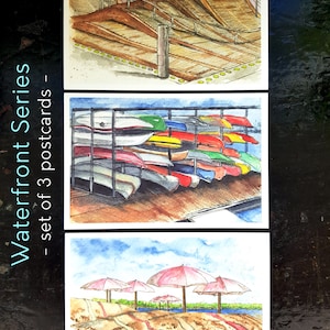 Toronto Postcard Set - Waterfront Series - Set of 3 Postcards - Popular Postcrossing Item