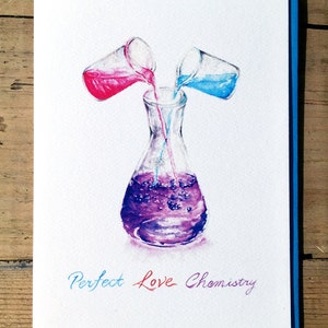 Cartão de casamento/cartão de dia dos namorados/cartão de amor/cartão romântico/casamento/amor/cartão de aniversário/amor perfeito química