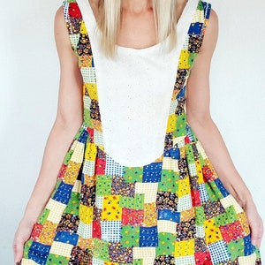 Vintage Patchwork print prairie dress