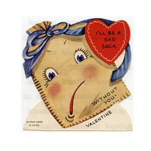 Seré un saco triste sin ti Imagen de San Valentín #807 Descarga digital