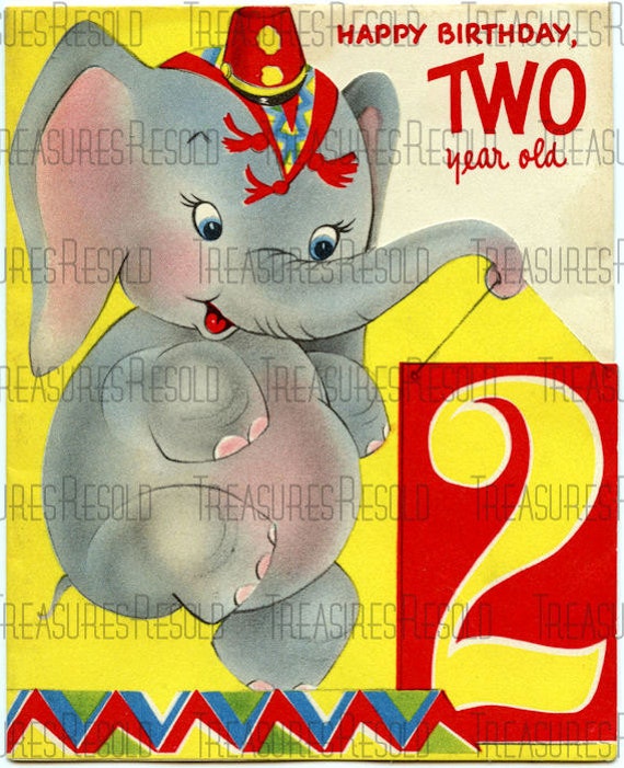 Carte De Joyeux Anniversaire 2 Ans Elephant De Cirque 181 Etsy Carte De Joyeux Anniversaire 2 Ans Elephant De Cirque 181 Etsy
