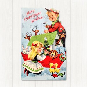 Noahs Ark Christmas Image #8 Digital Download